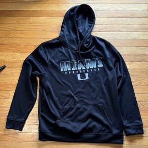 Colosseum Black Miami Hurricanes Hoodie